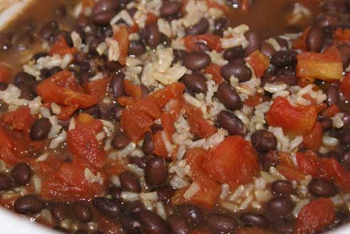 rice and beans 2 Slow Cooker Black Beans and Rice