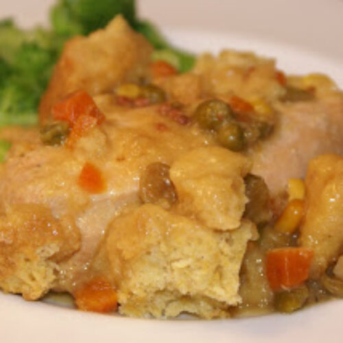 Slow Cooker Chicken and Cornbread Dumplings - $5 Dinners | Budget ...