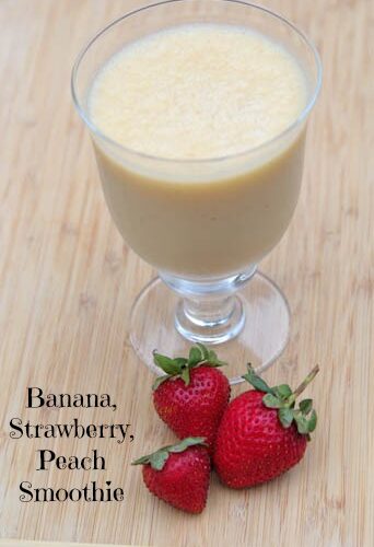 Strawberry Peach Smoothie Recipe