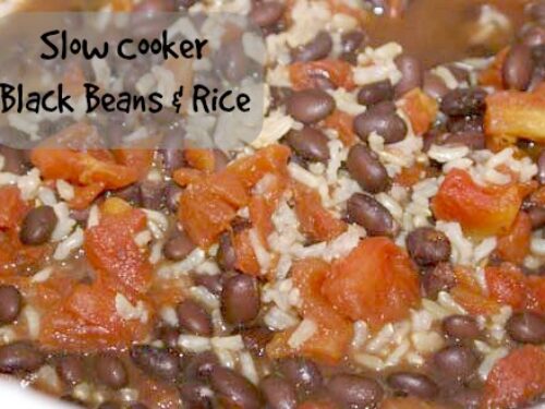 Rice Cooker Black Bean and Brown rice Recipe Easy and Filling