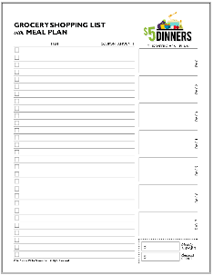 Free Printable Grocery Planners