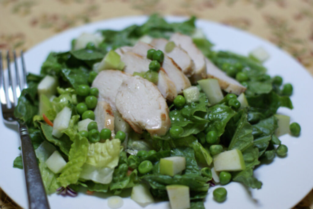 All Green Salad with Grilled Chicken - $5 Dinners | Budget Recipes
