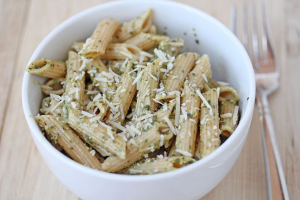 Penne with Creamy Pesto Sauce - $5 Dinners | Budget Recipes, Meal Plans ...