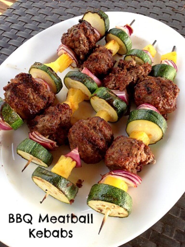 BBQ Meatball Kebabs - $5 Dinners | Recipes, Meal Plans, Coupons