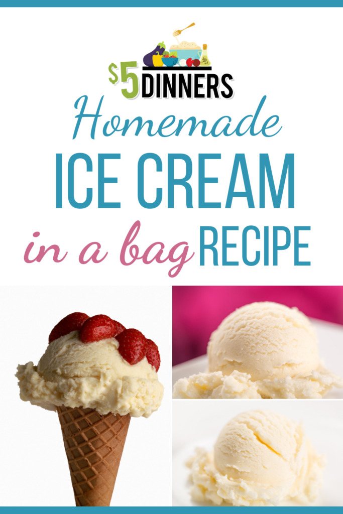 5 Minute Ice Cream In A Bag - 4 Sons 'R' Us