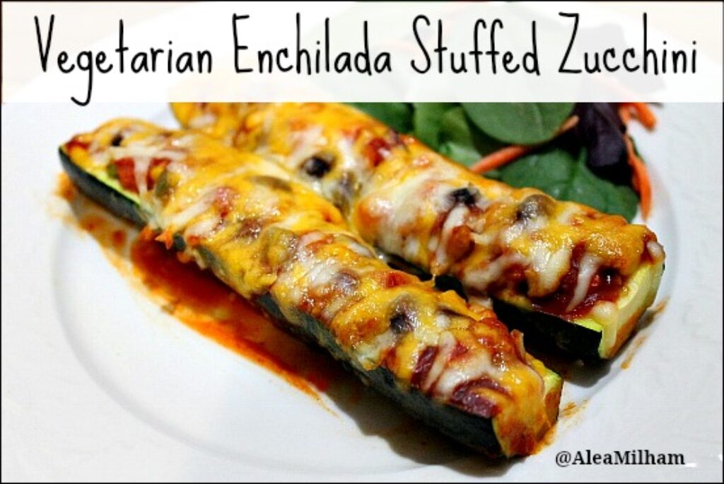 Vegetarian Enchilada Stuffed Zucchini 5 Dinners