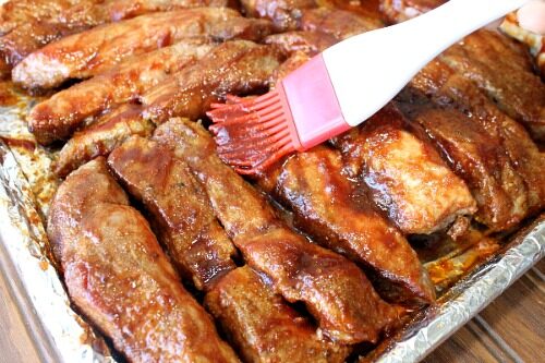 Broil on sale spare ribs