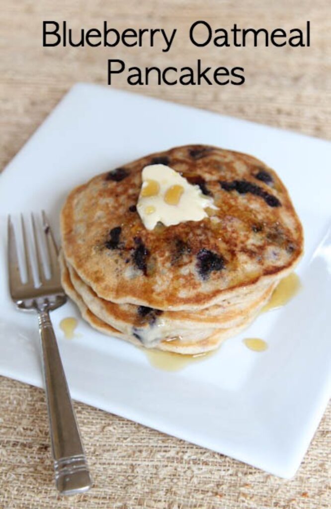 Freezer Friendly Blueberry Oatmeal Pancakes - $5 Dinners
