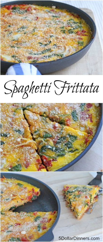 Spaghetti Frittata - $5 Dinners | Budget Recipes, Meal Plans, Freezer Meals