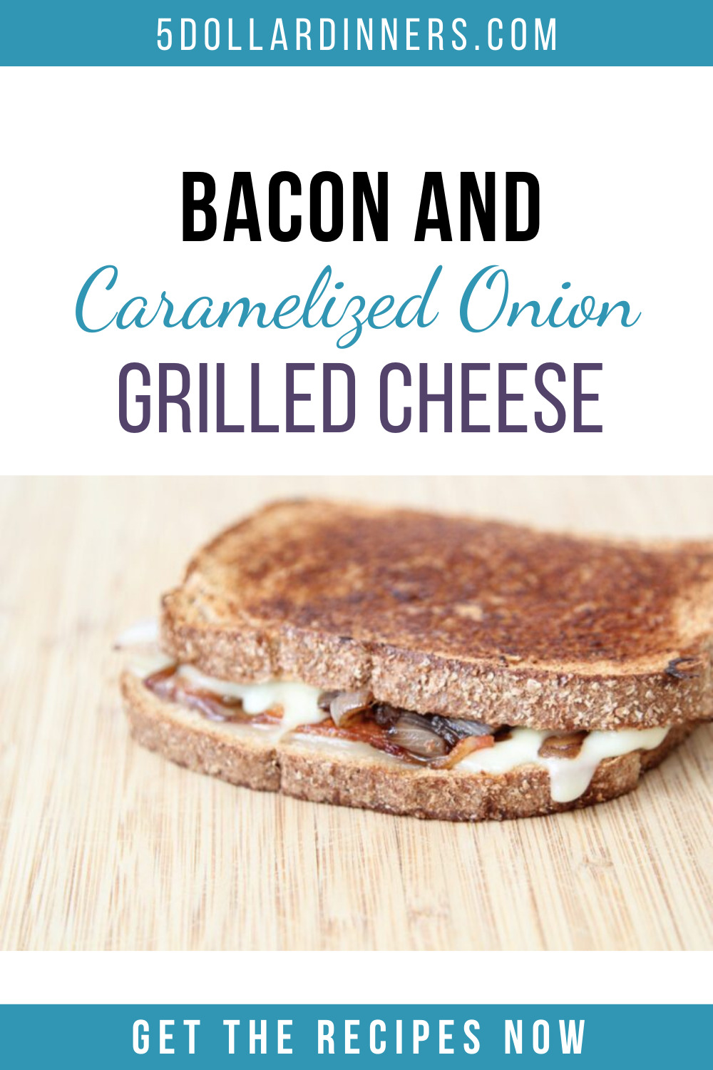 bacon caramelized onion grilled cheese