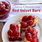 Cherry Cheesecake Red Velvet Bars | 5DollarDinners.com