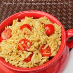 Pesto Orzo with Grape Tomatoes from 5DollarDinners.com