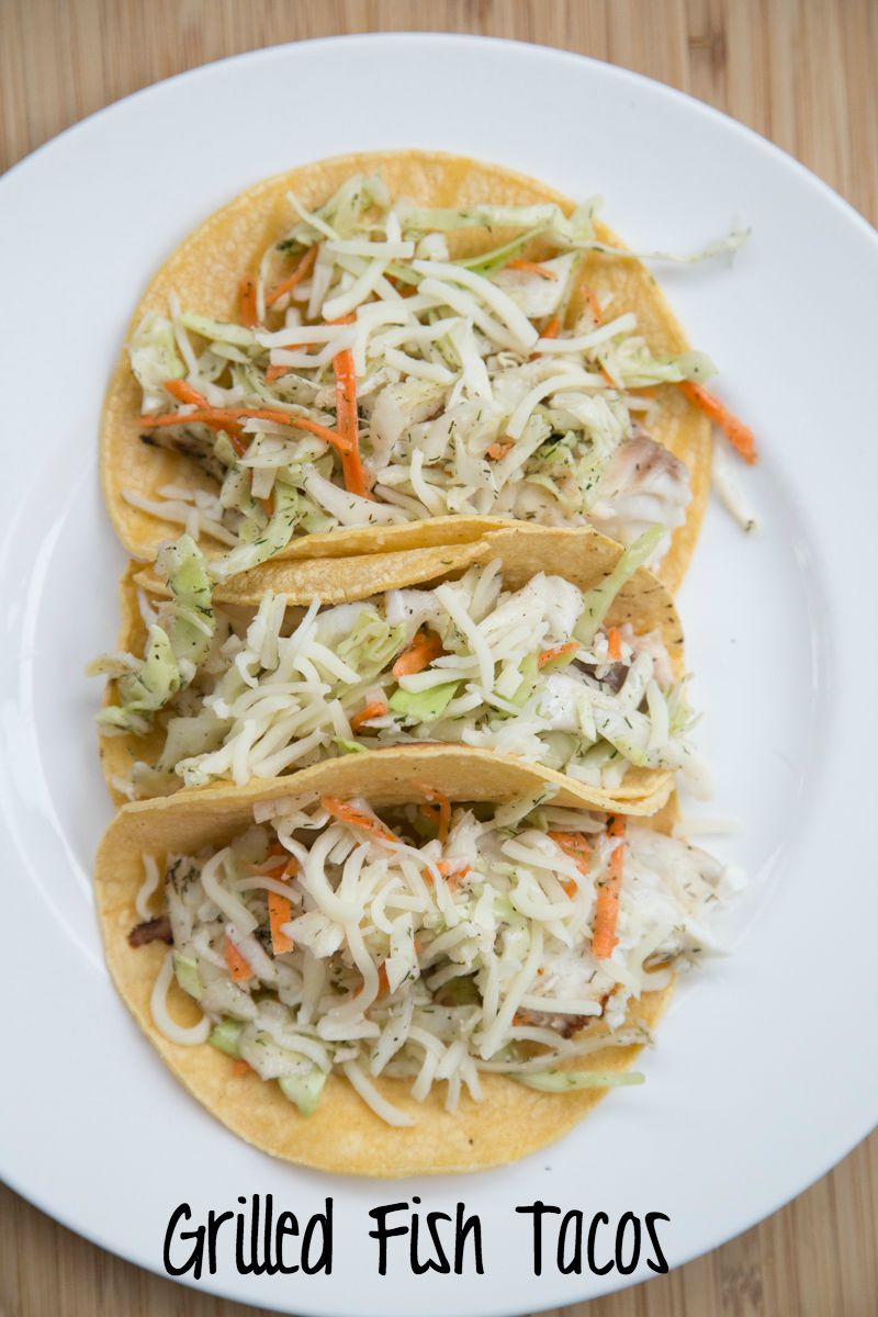 Grilled Fish Tacos Slaw 5 Dinners Budget Recipes Meal Plans 