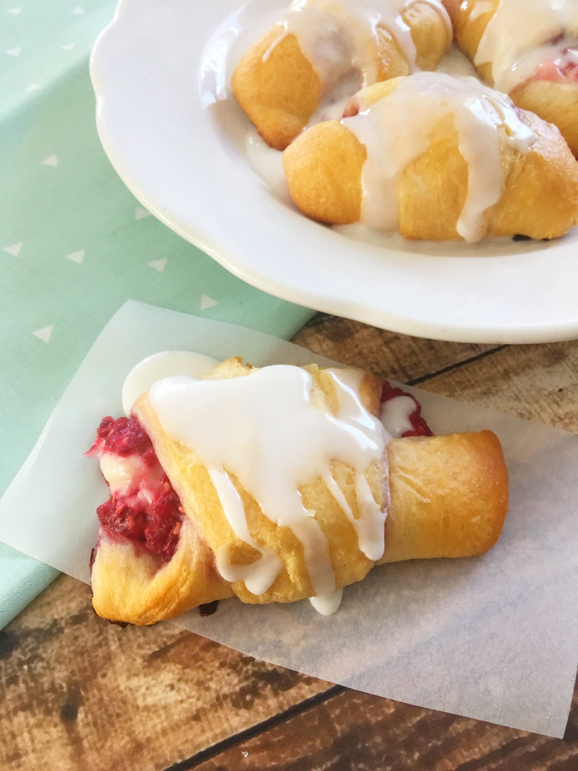 Raspberry Crescent Rolls - Made To Be A Momma