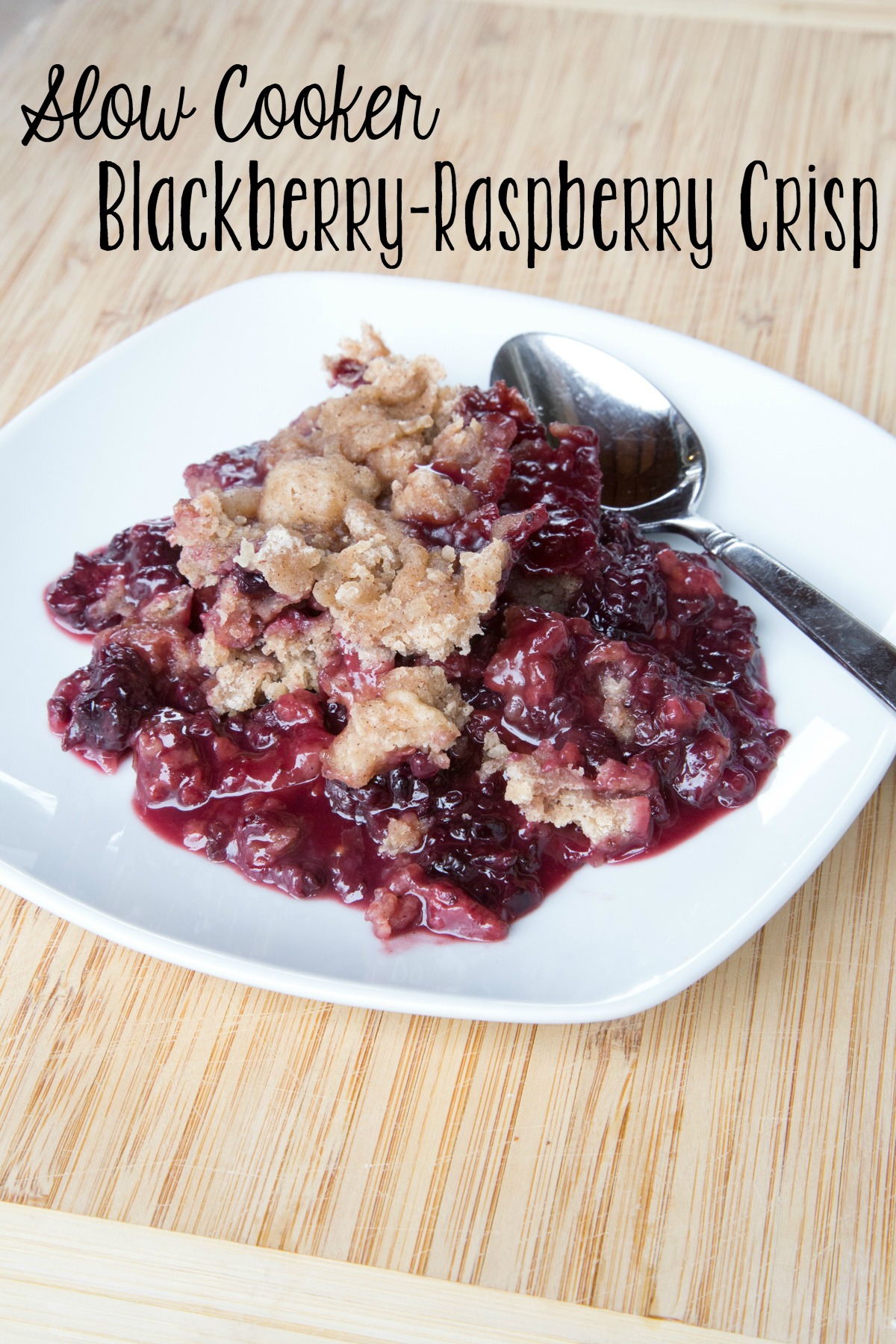 Slow Cooker Raspberry-Blackberry Crisp - $5 Dinners
