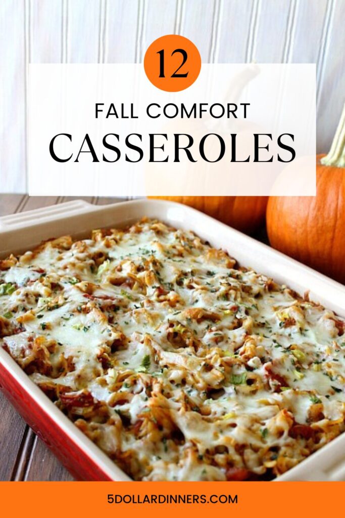 fall comfort casseroles