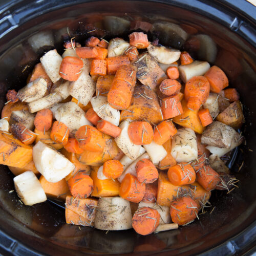 Recipe for Slow Cooker Root Vegetables - $5 Dinners