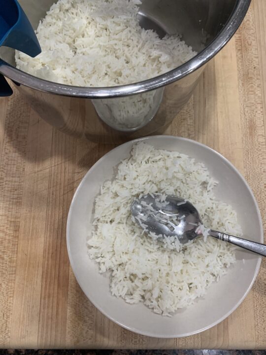 Instant Pot Sticky Rice Perfect Foundation for "Fakeout Takeout" Meals