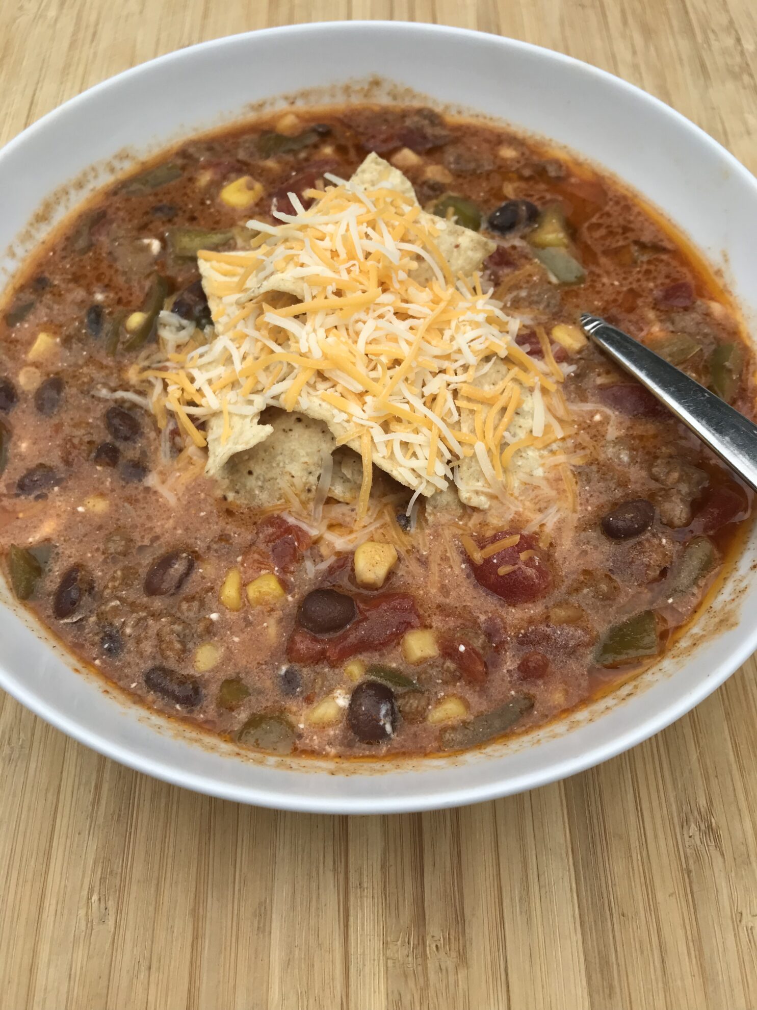 Slow Cooker Taco Soup • MidgetMomma