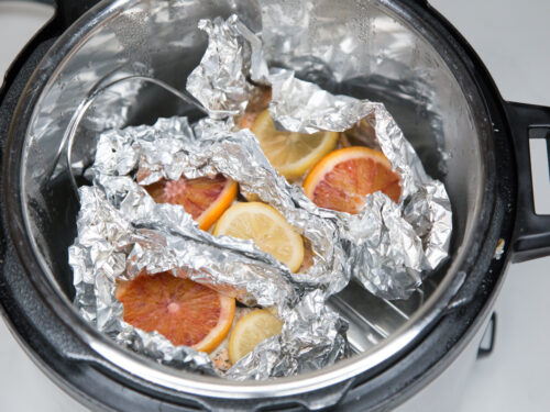 Instant Pot Citrus Salmon Foil Packs