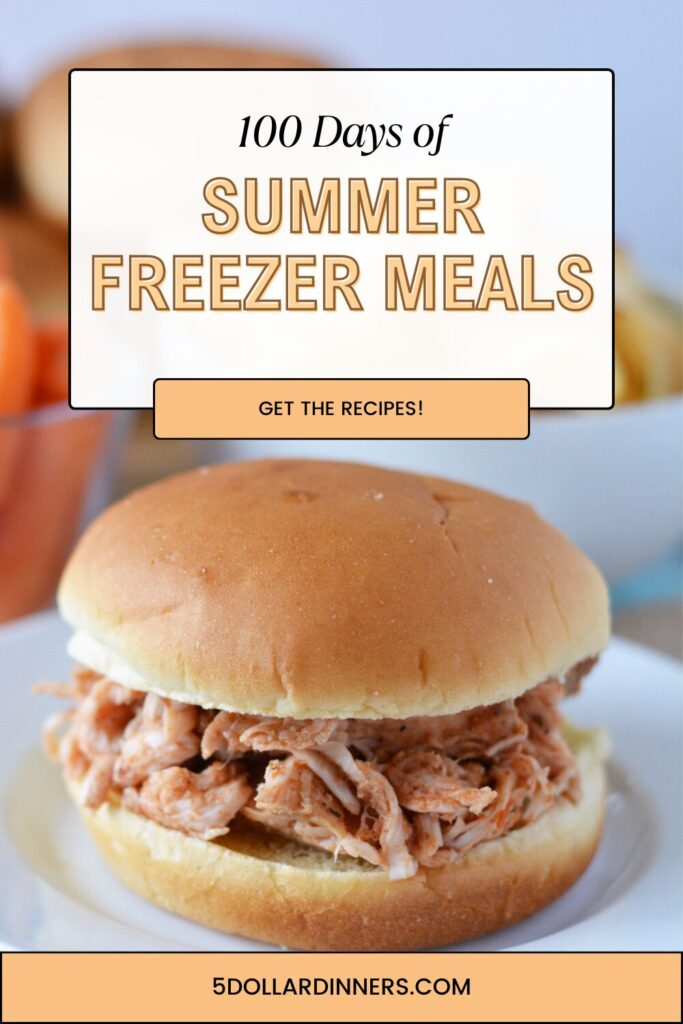 100 days of summer freezer meals cheap and easy