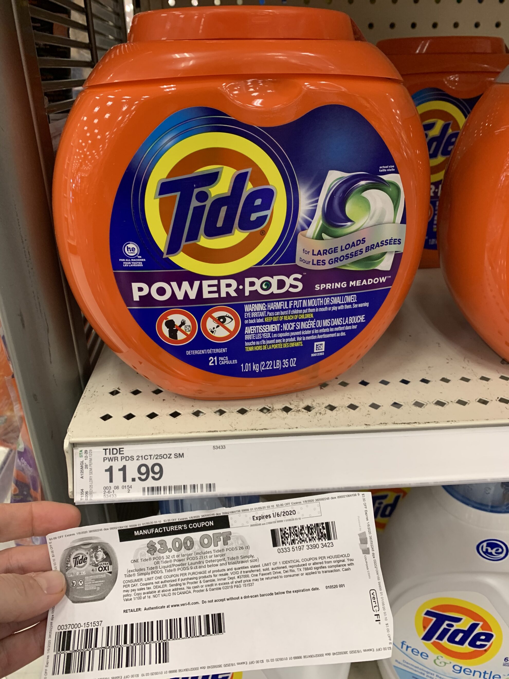 New 3/1 Tide Power PODS Coupon to Print 5 Dinners