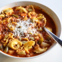 Tortellini & Vegetable Soup - $5 Dinners | Recipes, Meal Plans, Coupons