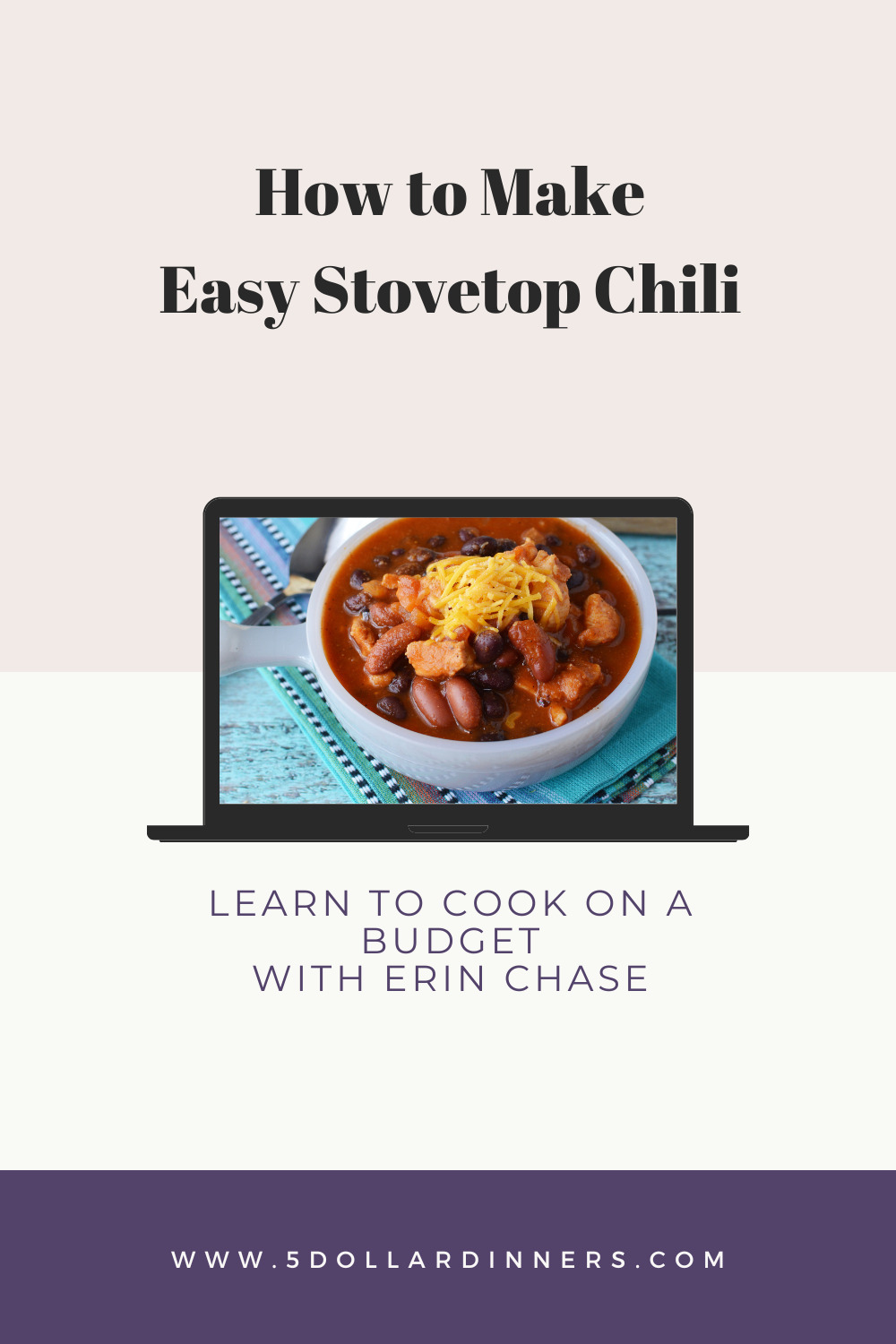 Video How To Make Easy Stovetop Chili Dinners Budget Recipes Meal Plans Freezer Meals