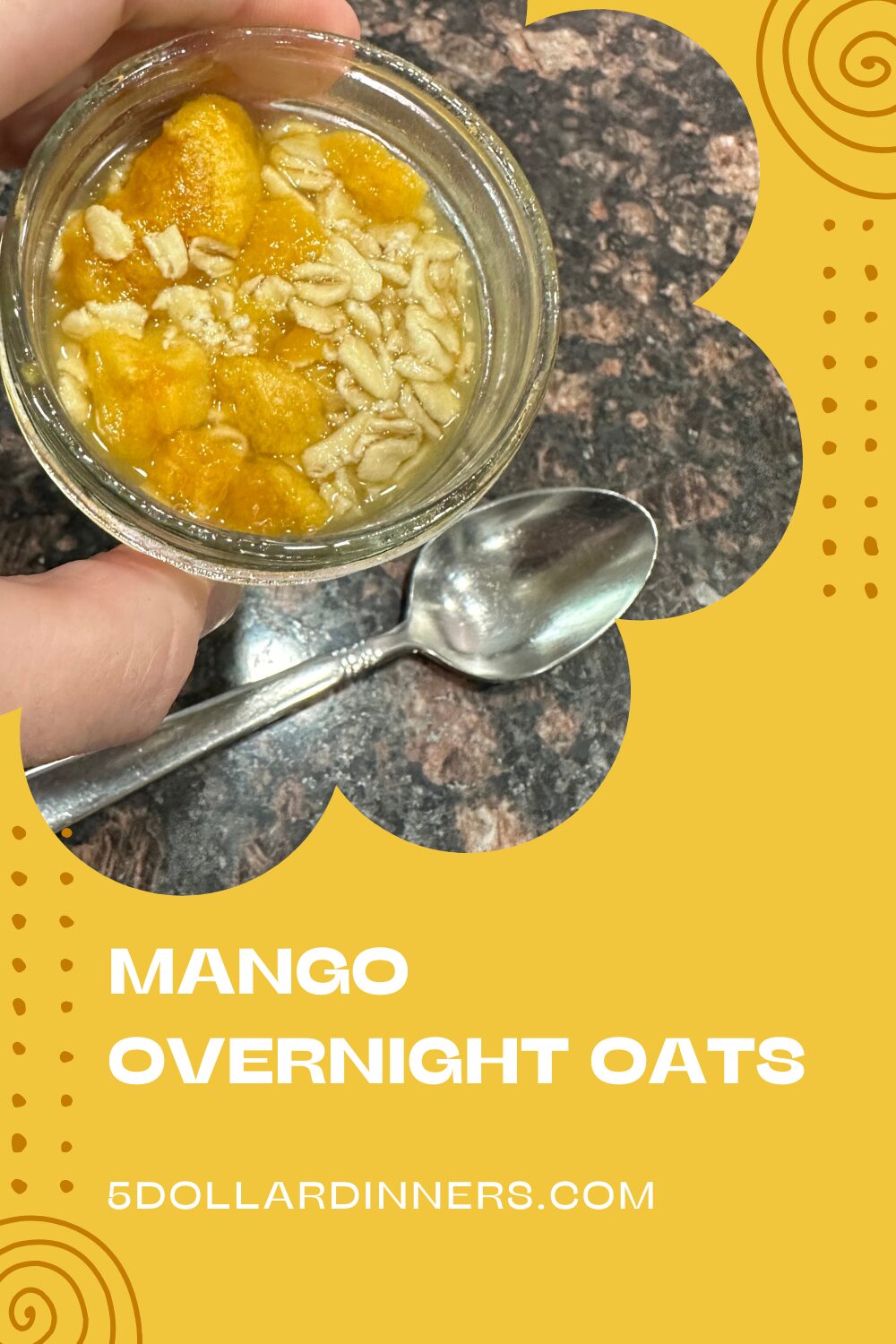 Mango Overnight Oats - $5 Dinners - Karinokada