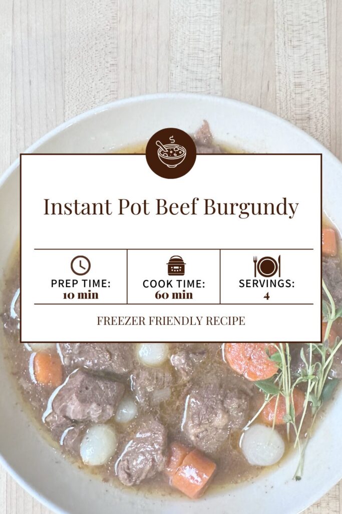 instant pot beef burgundy