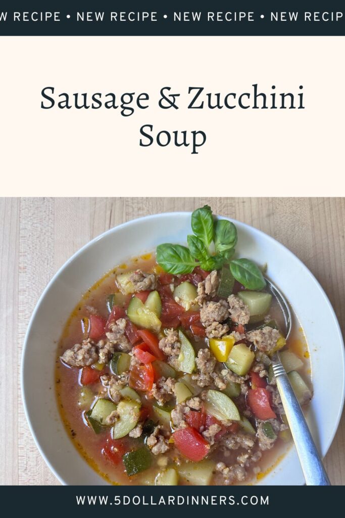 sausage and zucchini soup