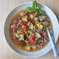 sausage and zucchini soup