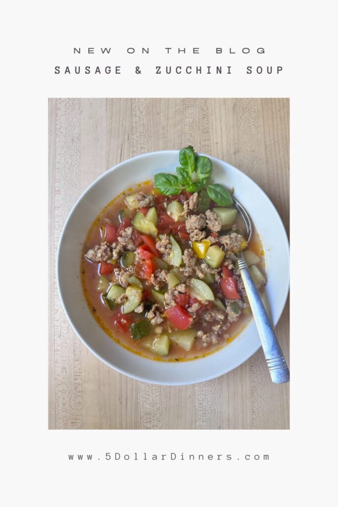 sausage and zucchini soup