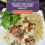 creamy sundried tomato skillet freezer friendly