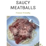 slow cooker saucy meatballs