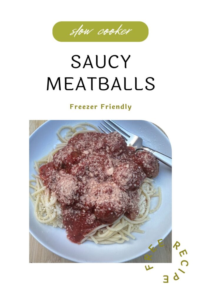 slow cooker saucy meatballs