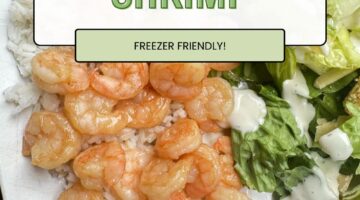 honey garlic shrimp freezer friendly