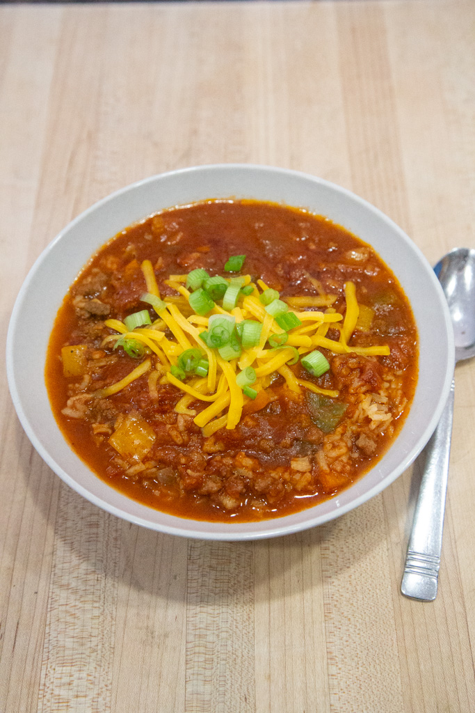 freezer friendly stuffed pepper chili