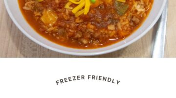 freezer friendly stuffed pepper chili